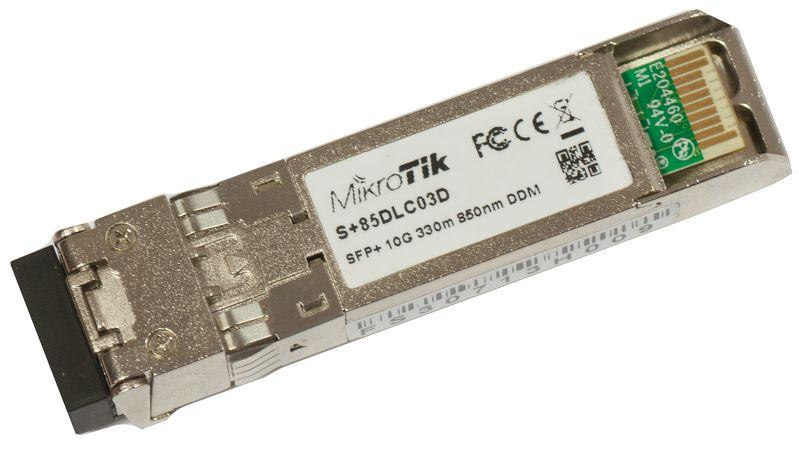 S+85DLC03D-MikroTiK S+85DLC03D SFP+ Module 10G MultiMode 300m S+85DLC03D-MikroTiK S+85DLC03D SFP+ Module 10G MultiMode 300m
