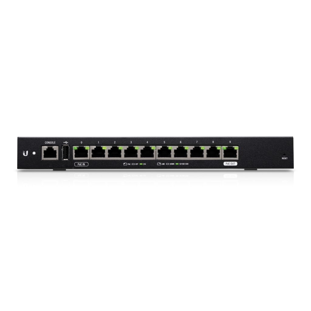 ER-10-UBNT EdgeRouter 10 (ER-10) - 10 Gigabit RJ45 Port, PoE Giriş ve PoE Passthrough Destekli Profesyonel Router ER-10-UBNT EdgeRouter 10 (ER-10) - 10 Gigabit RJ45 Port, PoE Giriş ve PoE Passthrough Destekli Profesyonel Router