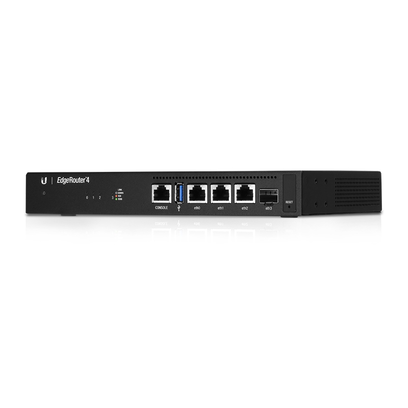 ER-4-UBNT EdgeRouter 4 (ER-4) - Profesyonel Router, 4 Gbps Throughput, 3 Gigabit RJ45 ve 1 SFP Port ER-4-UBNT EdgeRouter 4 (ER-4) - Profesyonel Router, 4 Gbps Throughput, 3 Gigabit RJ45 ve 1 SFP Port