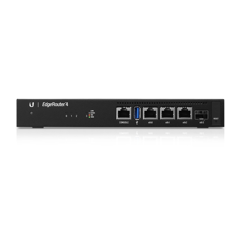 ER-4-UBNT EdgeRouter 4 (ER-4) - Profesyonel Router, 4 Gbps Throughput, 3 Gigabit RJ45 ve 1 SFP Port ER-4-UBNT EdgeRouter 4 (ER-4) - Profesyonel Router, 4 Gbps Throughput, 3 Gigabit RJ45 ve 1 SFP Port