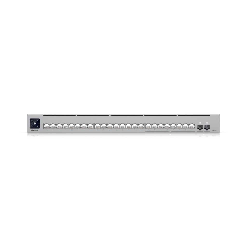UBNT USW-Pro-Max-24 UBNT UniFi Switch Pro Max 24 (USW-Pro-Max-24) | Etherlighting™, 2.5GbE, 10G SFP+ Layer 3 Switch ürün görseli 3 - wifidepo