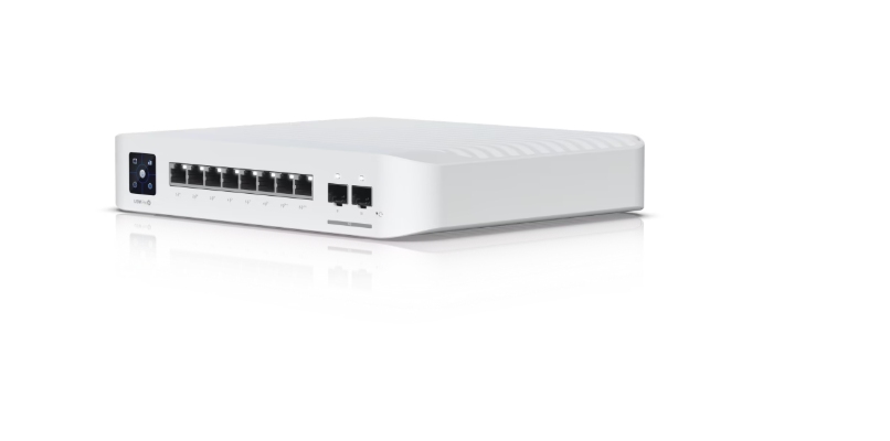 USW-Pro-8-PoE-UniFi USW-Pro-8-PoE (120W) | 8 Port L3 PoE Switch