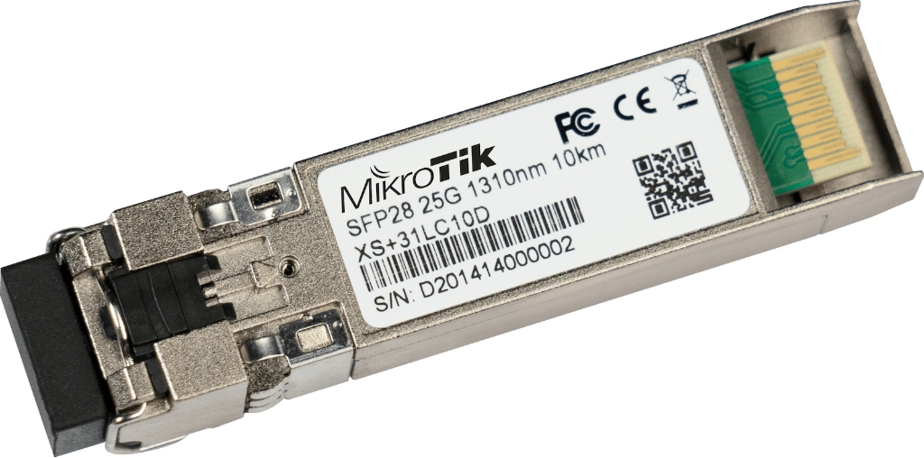 XS+31LC10D-Mikrotik XS+31LC10D SFP28 25G 10KM SM Fiber Modül